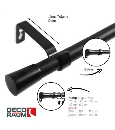 Gardinenstange Serie Liya 19mm