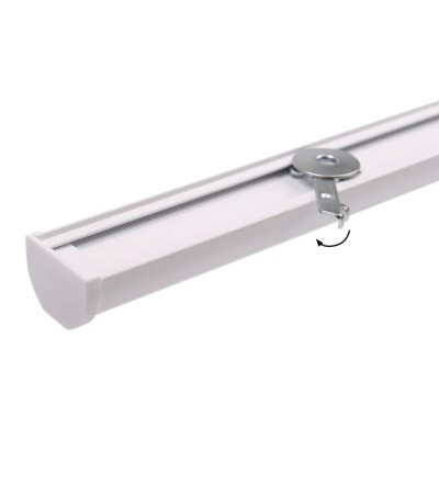 Gardinenschiene Serie Round Innenlauf